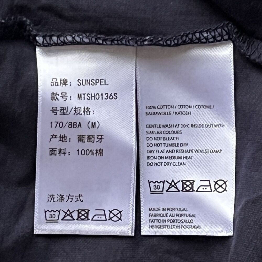 Sunspel Long Sleeve Riviera T-Shirt Navy Men’s M Midweight Cotton James Bond 007 - Picture 8 of 9